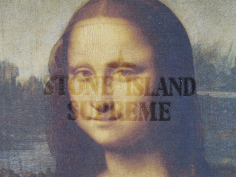 SUPREME シュプリーム 22SS×STONE ISLAND S/S Top Mona Lisa ストーンアイランド モナリザ フォトプリント 半袖Tシャツ マルチ