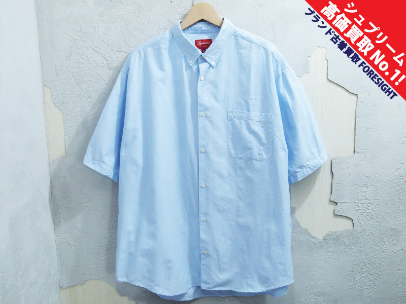 Supreme 'Loose Fit S/S Oxford Shirt'ルーズフィット