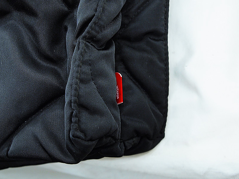 WTAPS 'TOTE BAG / NYLON LEATHER COW'トート バッグ キルティング