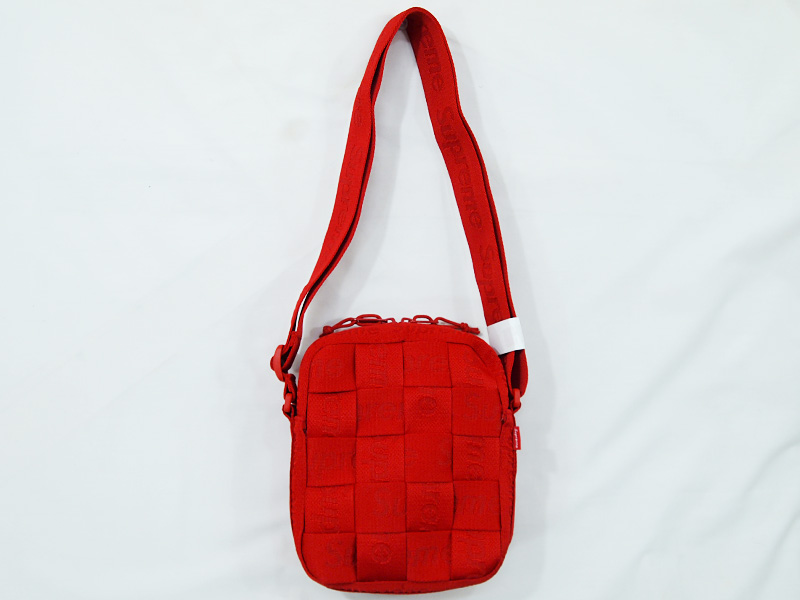 Supreme ‘Woven Shoulder Bag’ウーブン ショルダーバッグ ポーチ 赤 レッド Red シュプリーム -  ブランド古着の買取販売フォーサイト オンラインストア