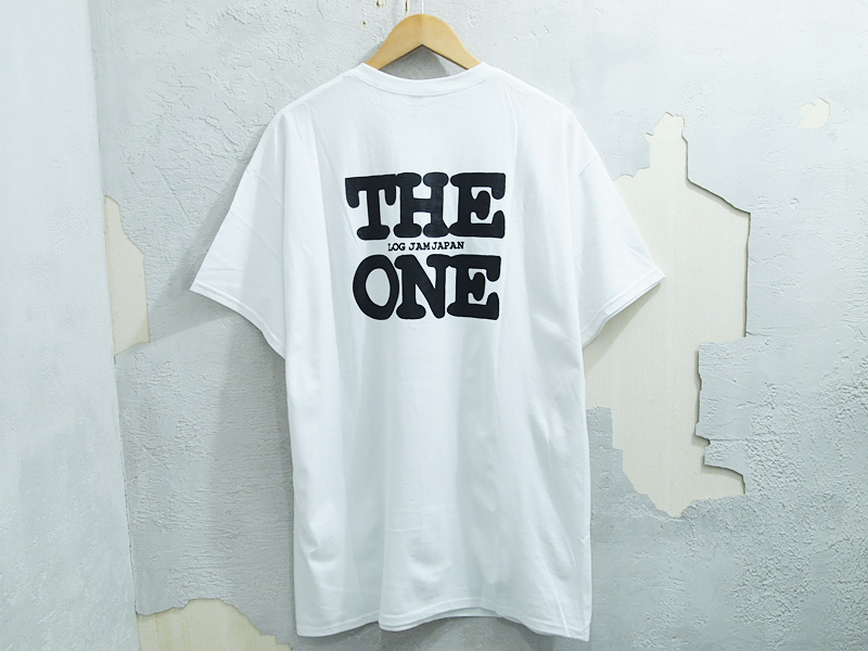 THE ONE 'log jam japan Tee'Tシャツ サーフコンテスト 白 ホワイト