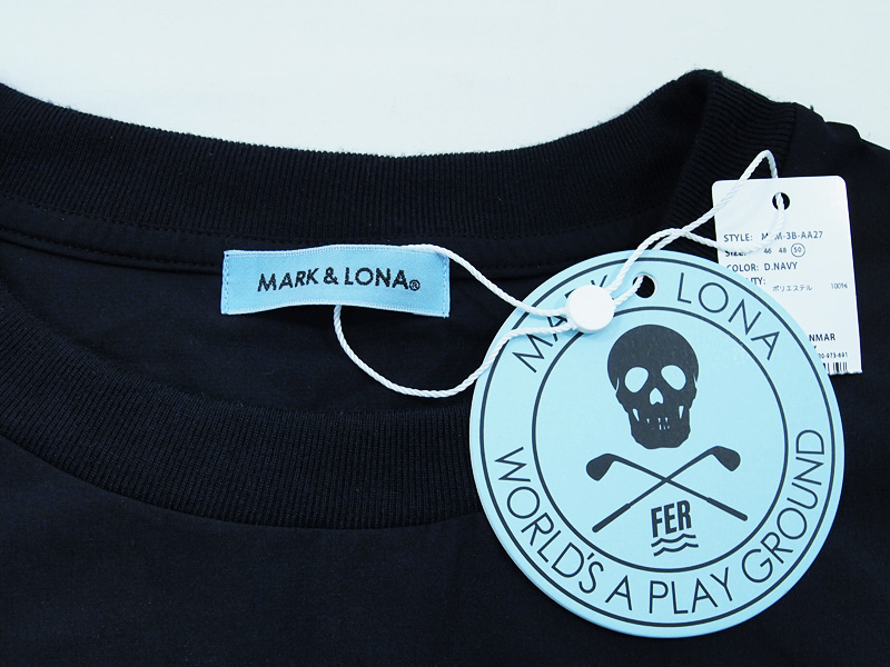 MARK＆LONA ‘Fer Swell Tee’Tシャツ ダークネイビー DARK NAVY 50 XL マークアンドロナ -  ブランド古着の買取販売フォーサイト オンラインストア