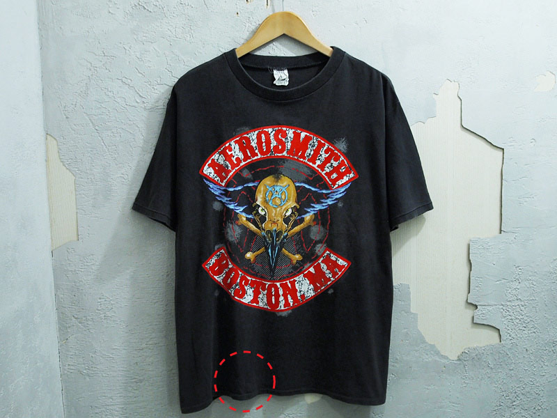 90's Vintage AEROSMITH ‘PUMP TOUR’Tシャツ 1990年 エアロスミス ツアー PUSHEAD パスヘッド 黒  ブラック L ヴィンテージ - ブランド古着の買取販売フォーサイト オンラインストア