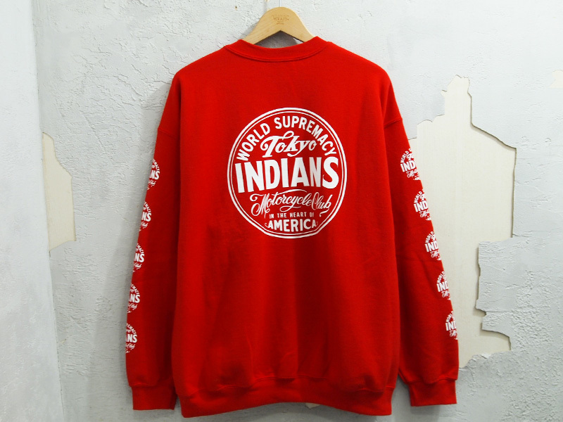 東京インディアンズ  Indians Crewneck Sweatshirt