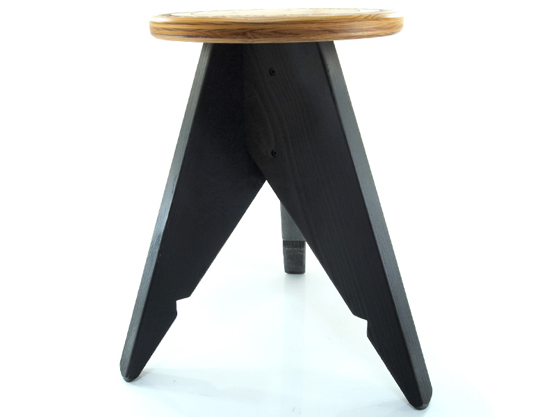 M&M CUSTOM PERFORMANCE 'STOOL'スツール 三つ脚 チェア 椅子 木製 