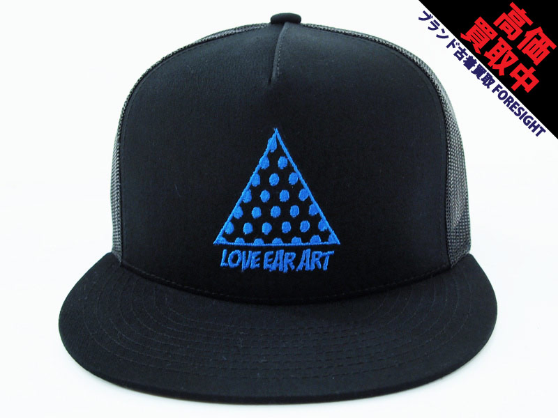 LOVE EAR ART 'MESH CAP'メッシュキャップ 黒 ブラック BLACK ラブ 