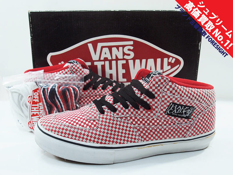 Supreme × VANS 'Half Cab'ハーフキャブ チェック チェッカーフラッグ