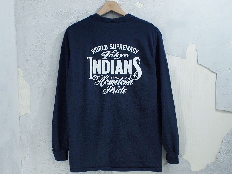 東京インディアンズ Tokyo IndiansロンT Lサイズ中古品 Tokyo Indians