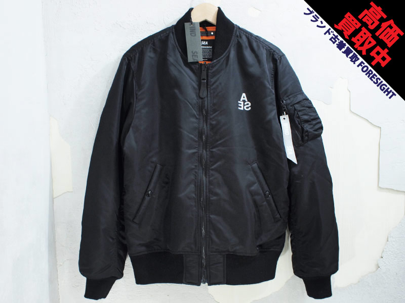 WIND AND SEA × MINEDENIM 'REVERSIBLE MA-1'フライト ジャケット