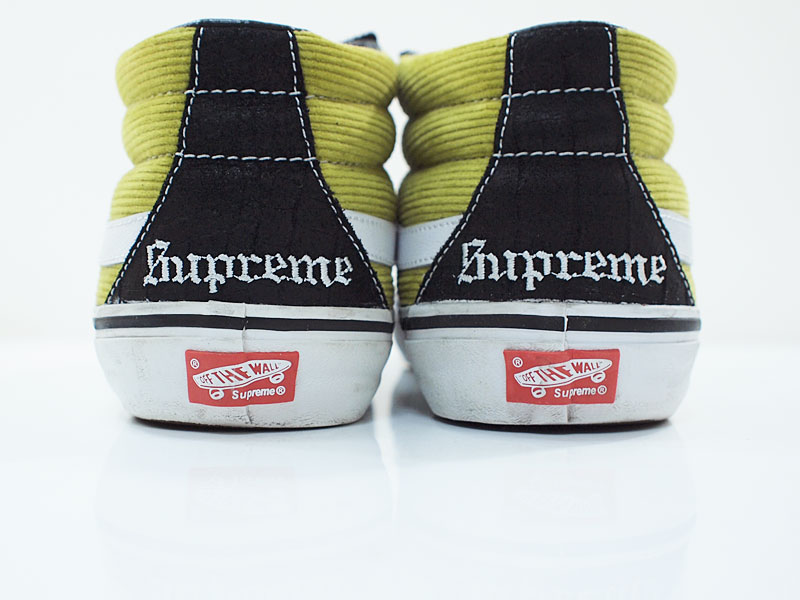 Supreme × VANS 'Sk8 Mid Pro Croc Suede'クロコダイル コーデュロイ
