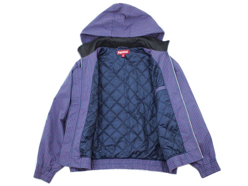 Supreme 'Leather Collar Utility Jacket'レザー カラー