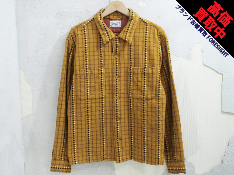 TENDERLOIN 'T-WOOL SHT DOT'ウールシャツ ドット テンダーロイン