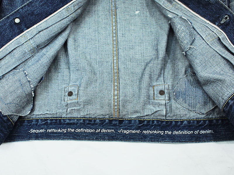 SEQUEL 'DENIM JACKET / DAMAGE'ダメージ ペンキ ペイント 加工 デニム