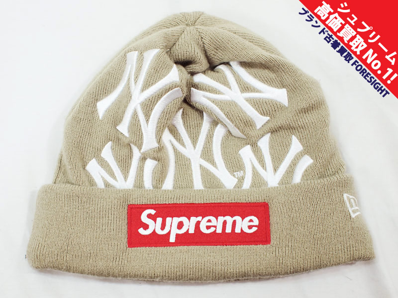 Supreme × New York Yankees 'New Era Box Logo Beanie'ニューエラ