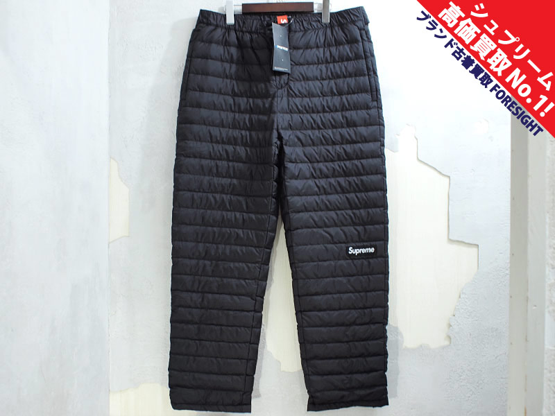 SUPREME マイクロダウンパンツ（Micro Down Pant）　ブラック Supreme 'Micro Down Pant'マイクロ ダウン パンツ シュプリーム