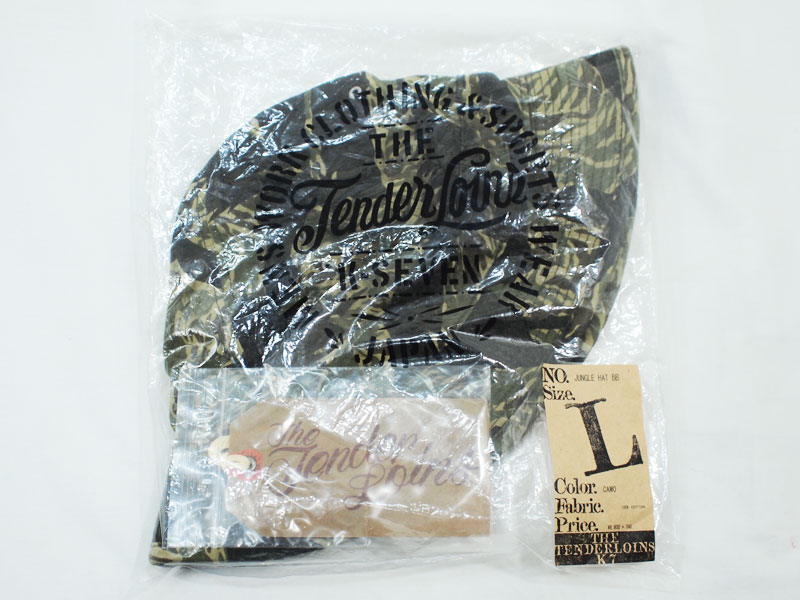 TENDERLOIN 'JUNGLE HAT BB'ジャングル ハット バンブー カモ L