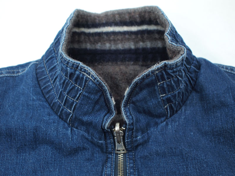 テンダーロイン リバーシブル　フーディー　デニム　ブランケット　M XL テンダーロイン デニム ブランケット リバーシブル フーデッド