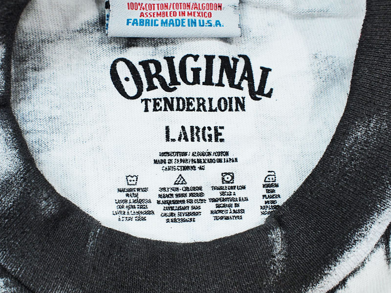 TENDERLOIN 'TEE L/S ACID SKULL'長袖 Tシャツ ロンT ロングスリーブ