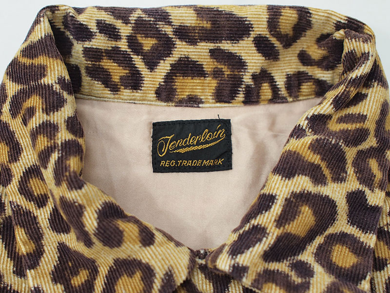 tenderloin テンダーロイン レオパード コーデュロイ 長袖シャツ